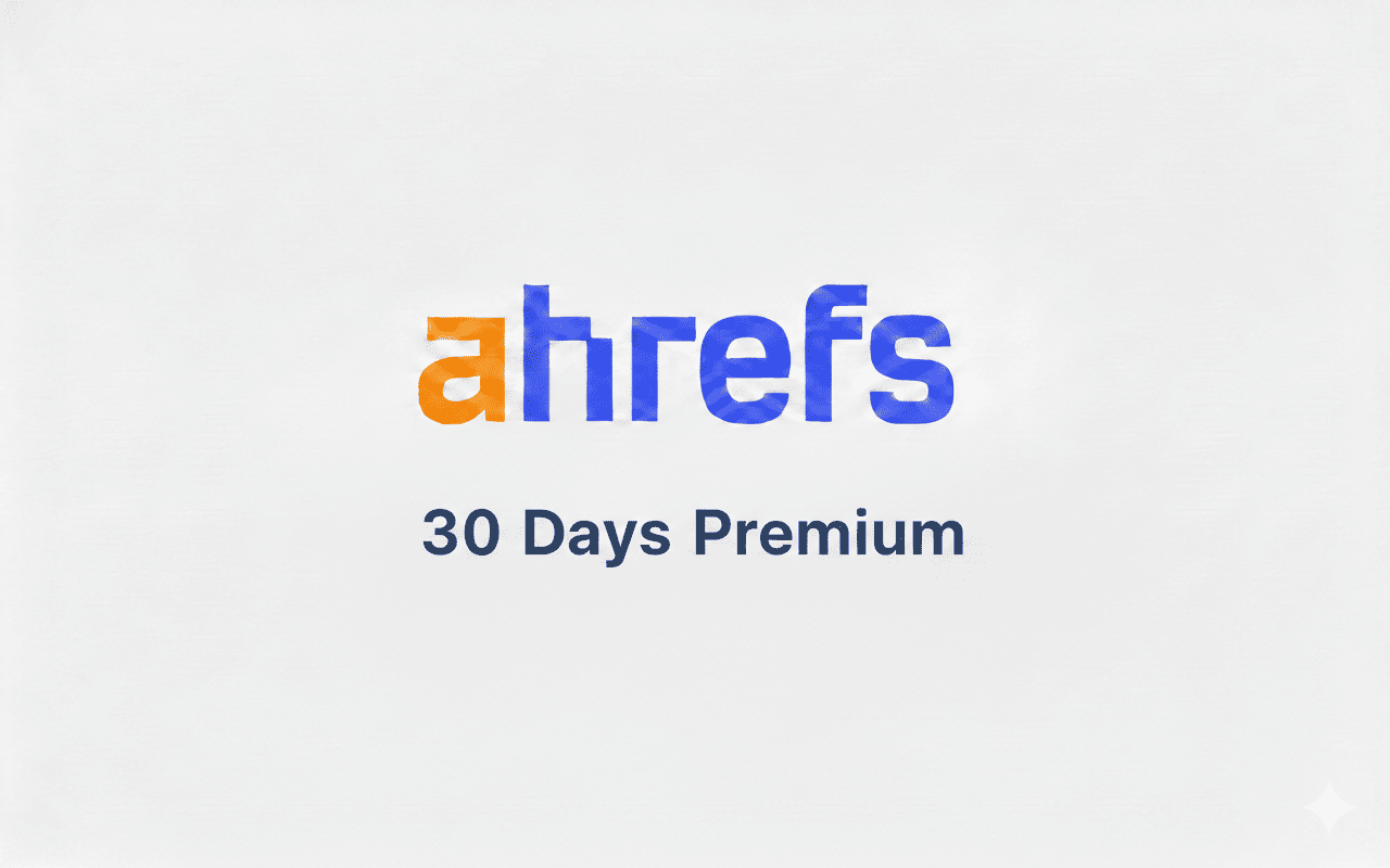 Ahref 30 Day Premium