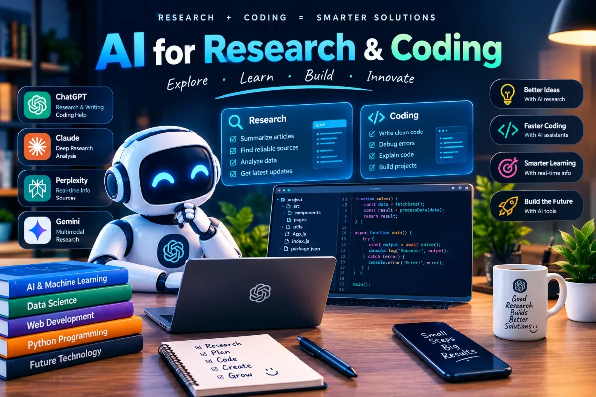 AI research/coding visual